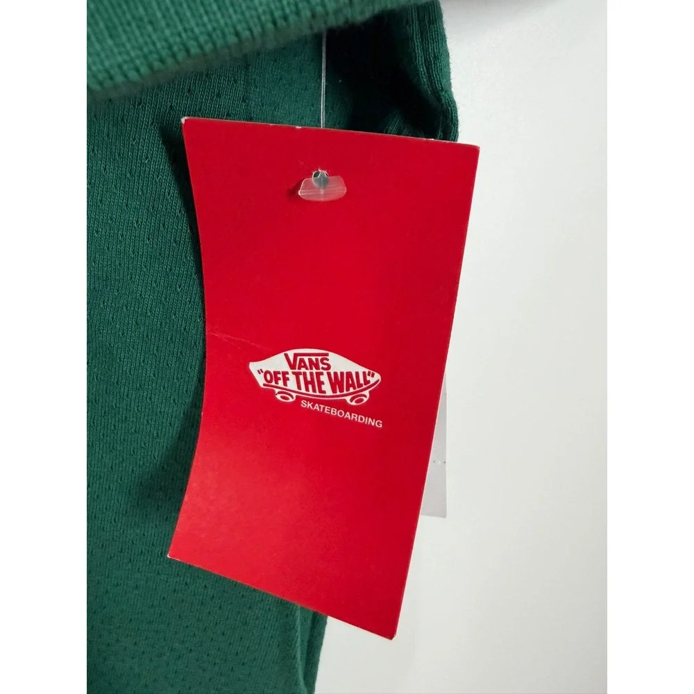 Vans Skate Mesh Polo Shirt Men Skateboarding Breathability Loose Fit Size Medium